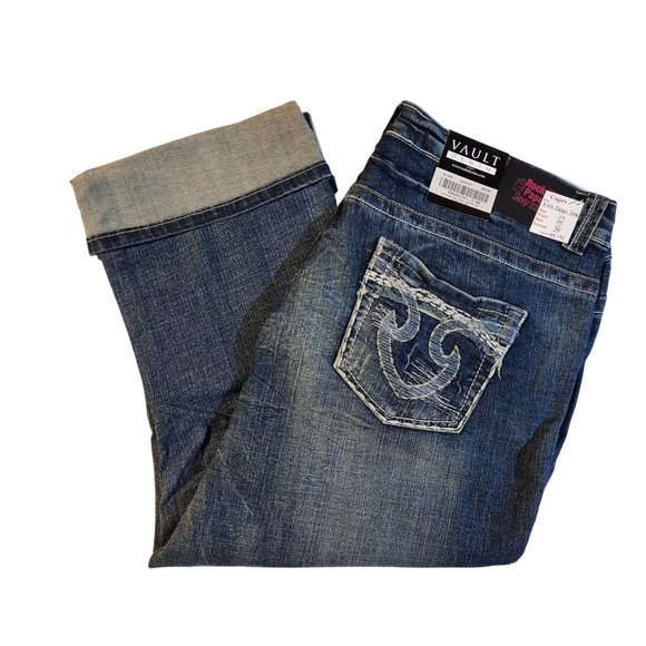 NWT Women's Denim Capri Jeans Size 20 - Picture 1 of 5